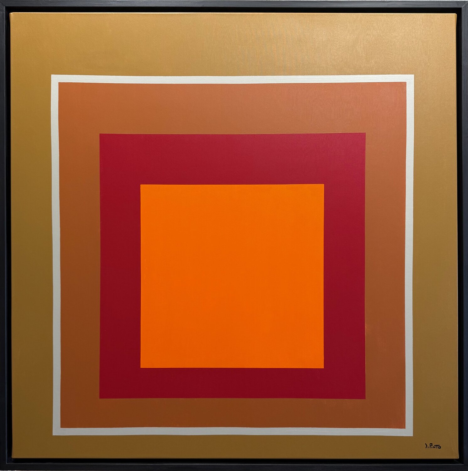 The Square Federico Pinto Schmid Original painting for sale