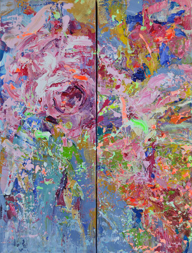 Roses by Vania Bouwmeester Pentcheva, Painting for Sale on Select