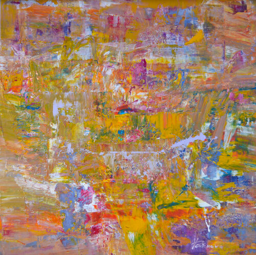Ochre Winds by Vania Bouwmeester Pentcheva, Painting for Sale on Select