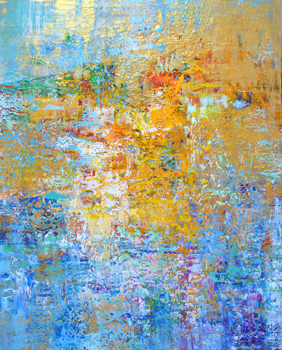 Shimmering Water 2 by Vania Bouwmeester Pentcheva, Painting for Sale on Select