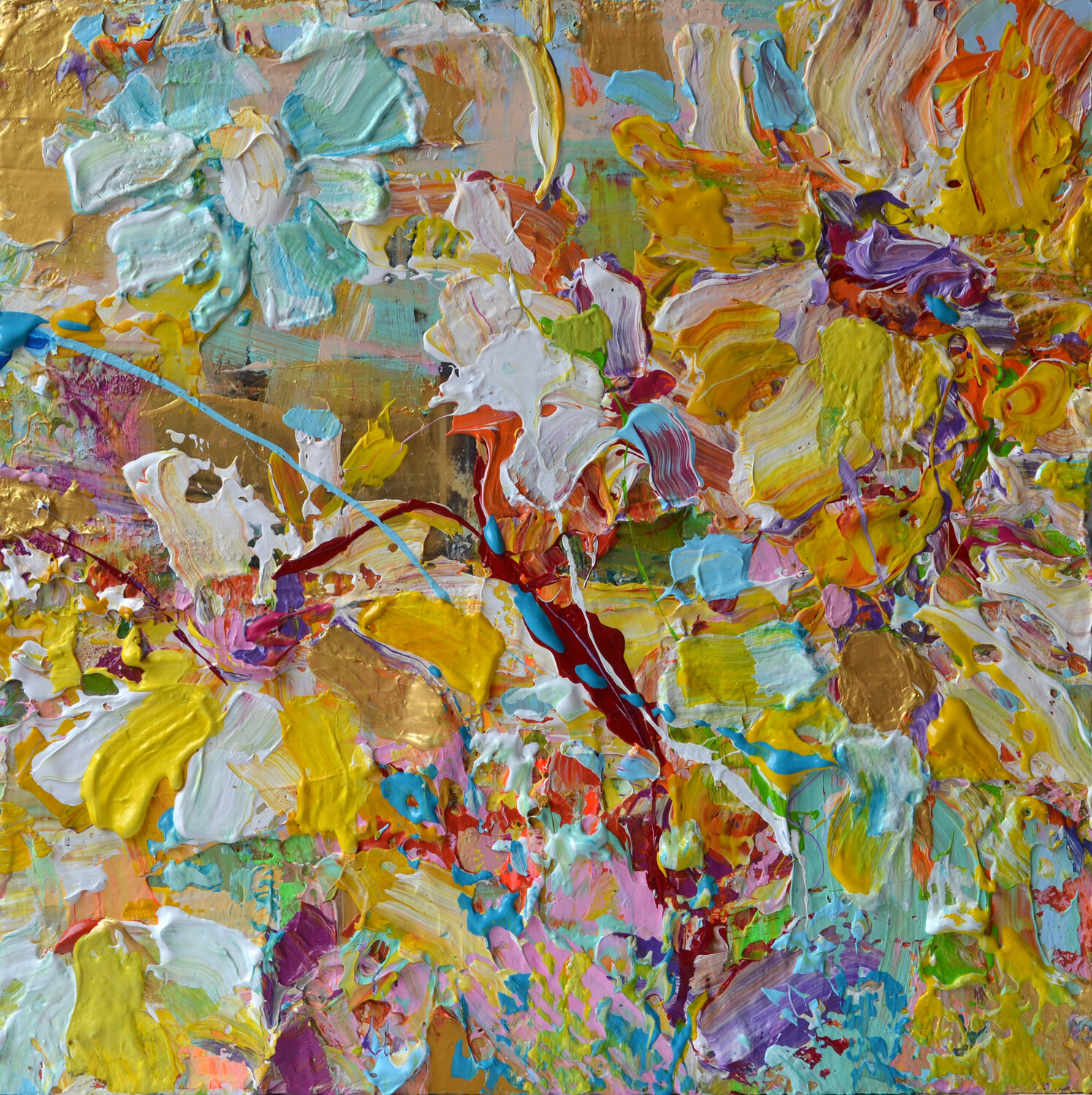 Wildflowers Vania Bouwmeester Pentcheva Original painting for sale
