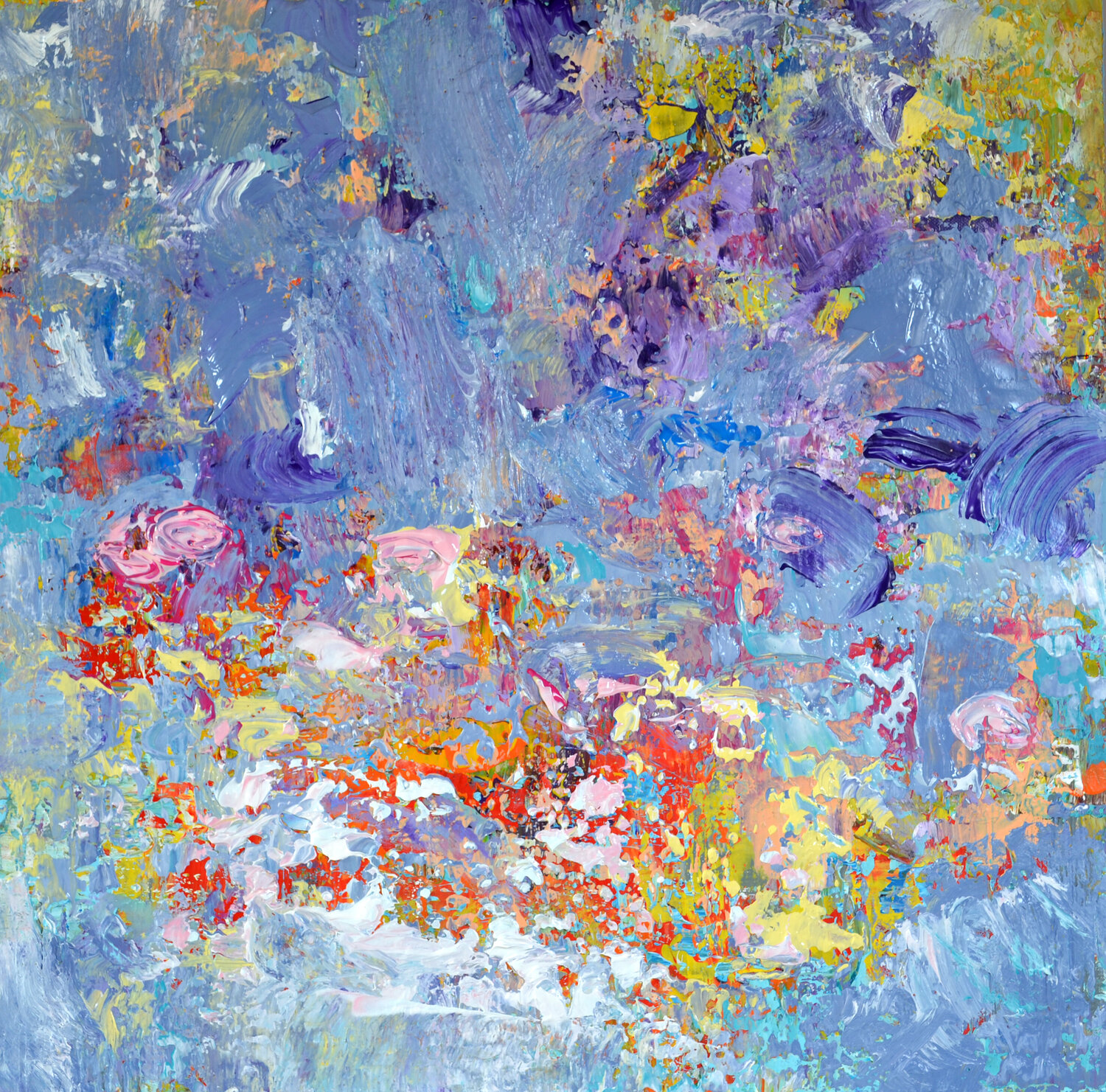 Lilies At Dusk Vania Bouwmeester Pentcheva Original painting for sale