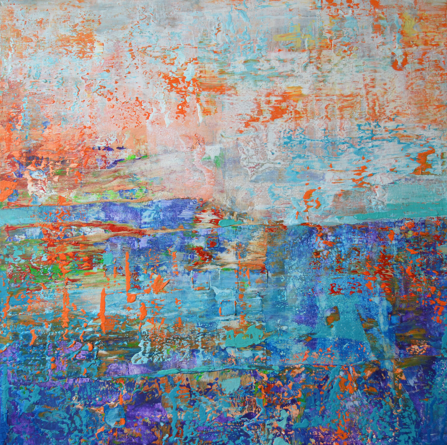 Blue Waters Vania Bouwmeester Pentcheva Original painting for sale