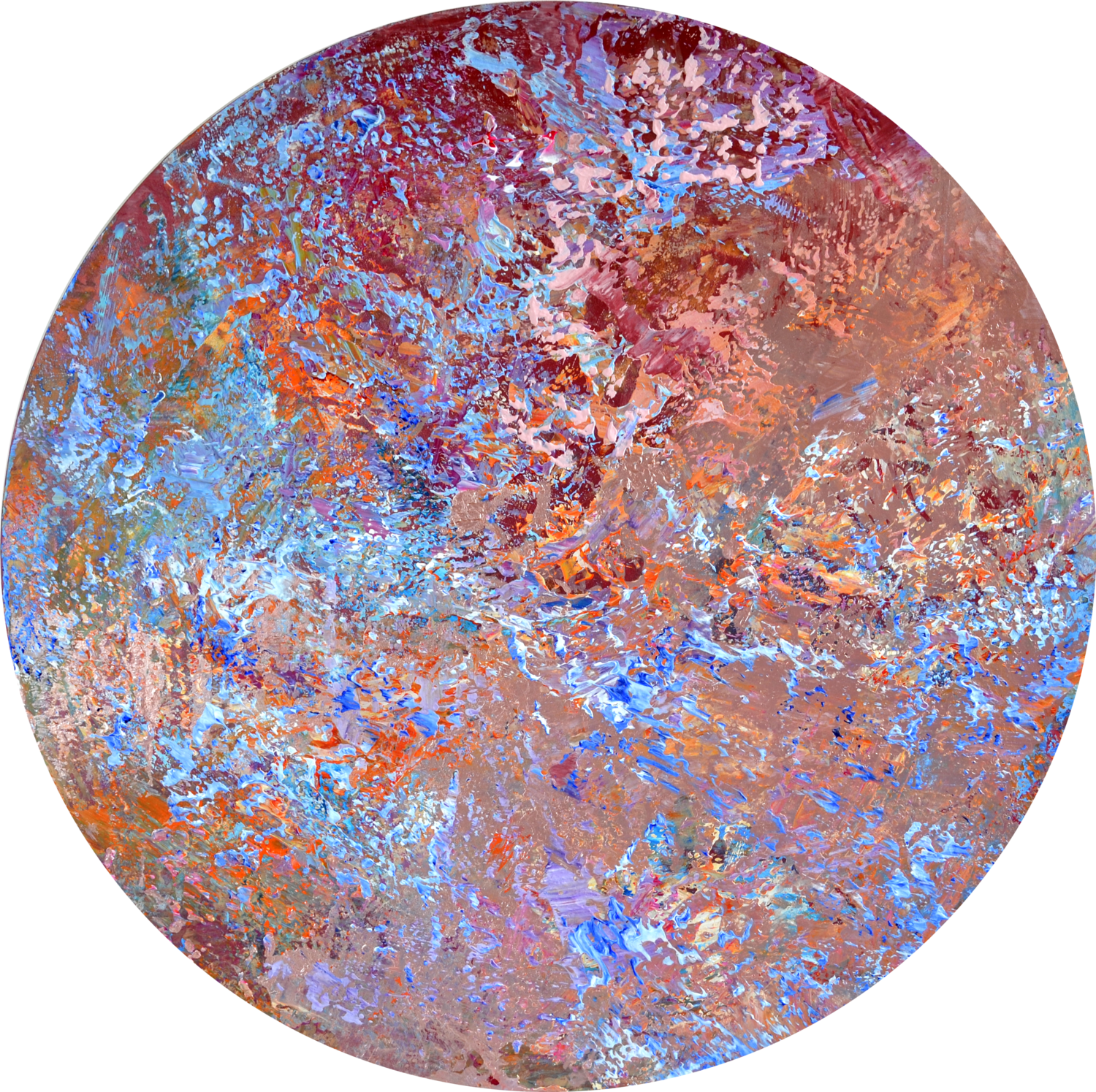 Strawberry Moon 2 Vania Bouwmeester Pentcheva Original painting for sale
