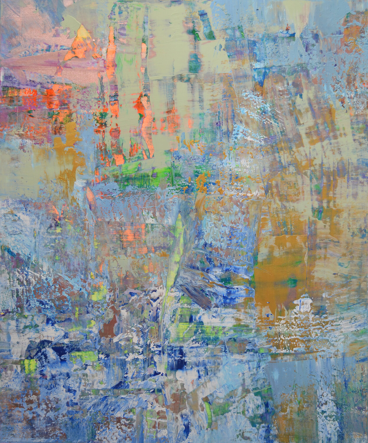 Urban Summer Vania Bouwmeester Pentcheva Original painting for sale