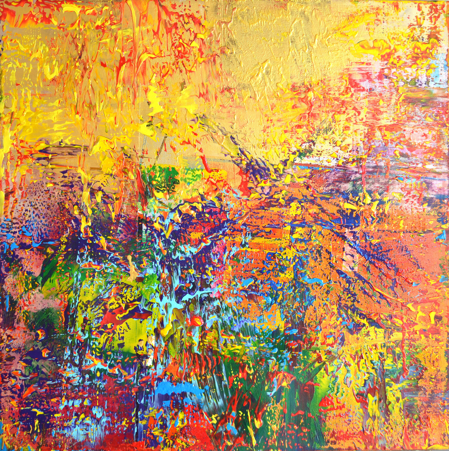 Cosmic Mystery Vania Bouwmeester Pentcheva Original painting for sale