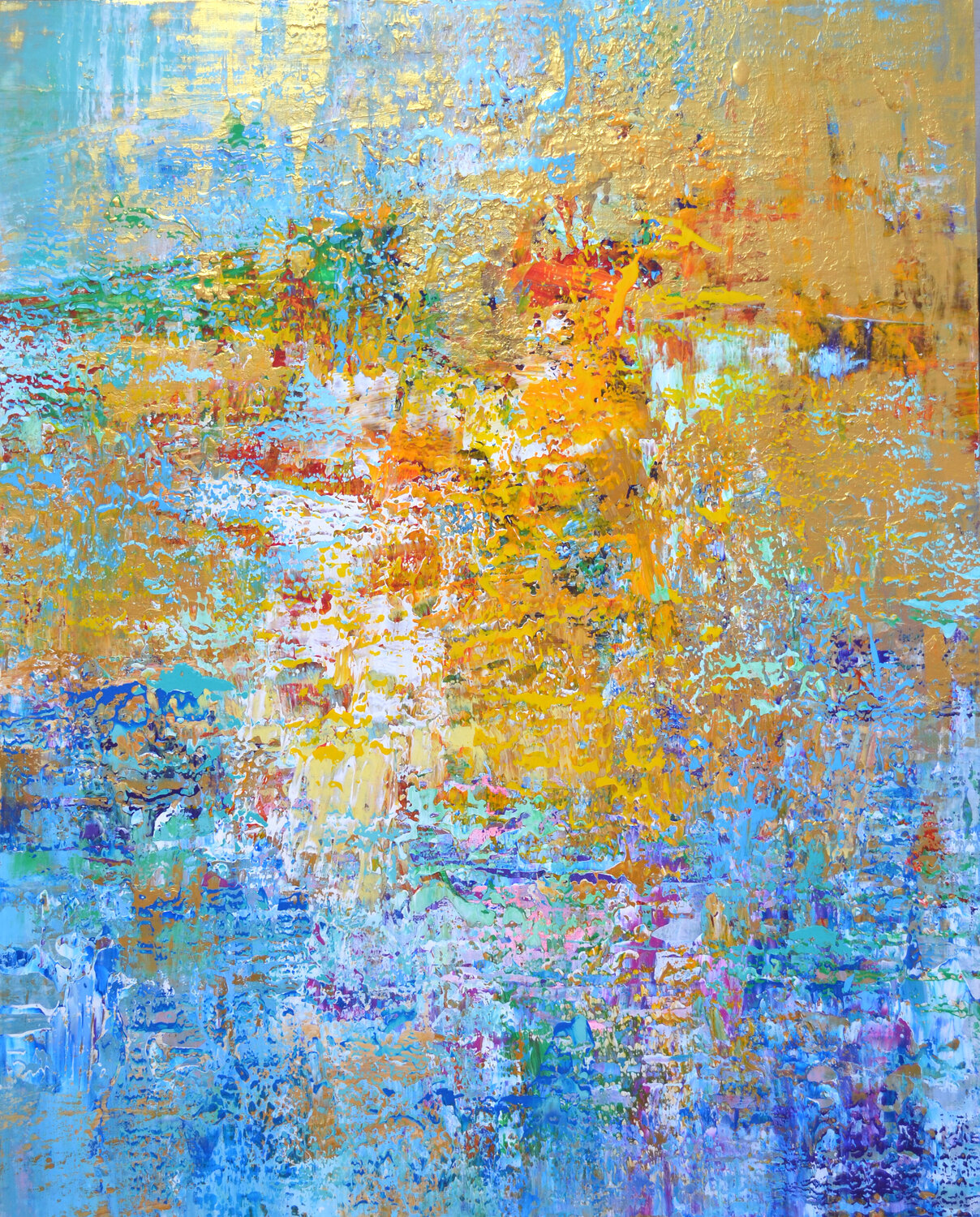 Shimmering Water 2 Vania Bouwmeester Pentcheva Original painting for sale