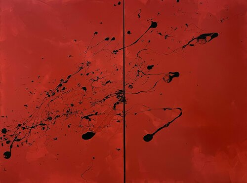 DIPTYCH OF PASSION by Alessio Luzzi, Painting for Sale on Select