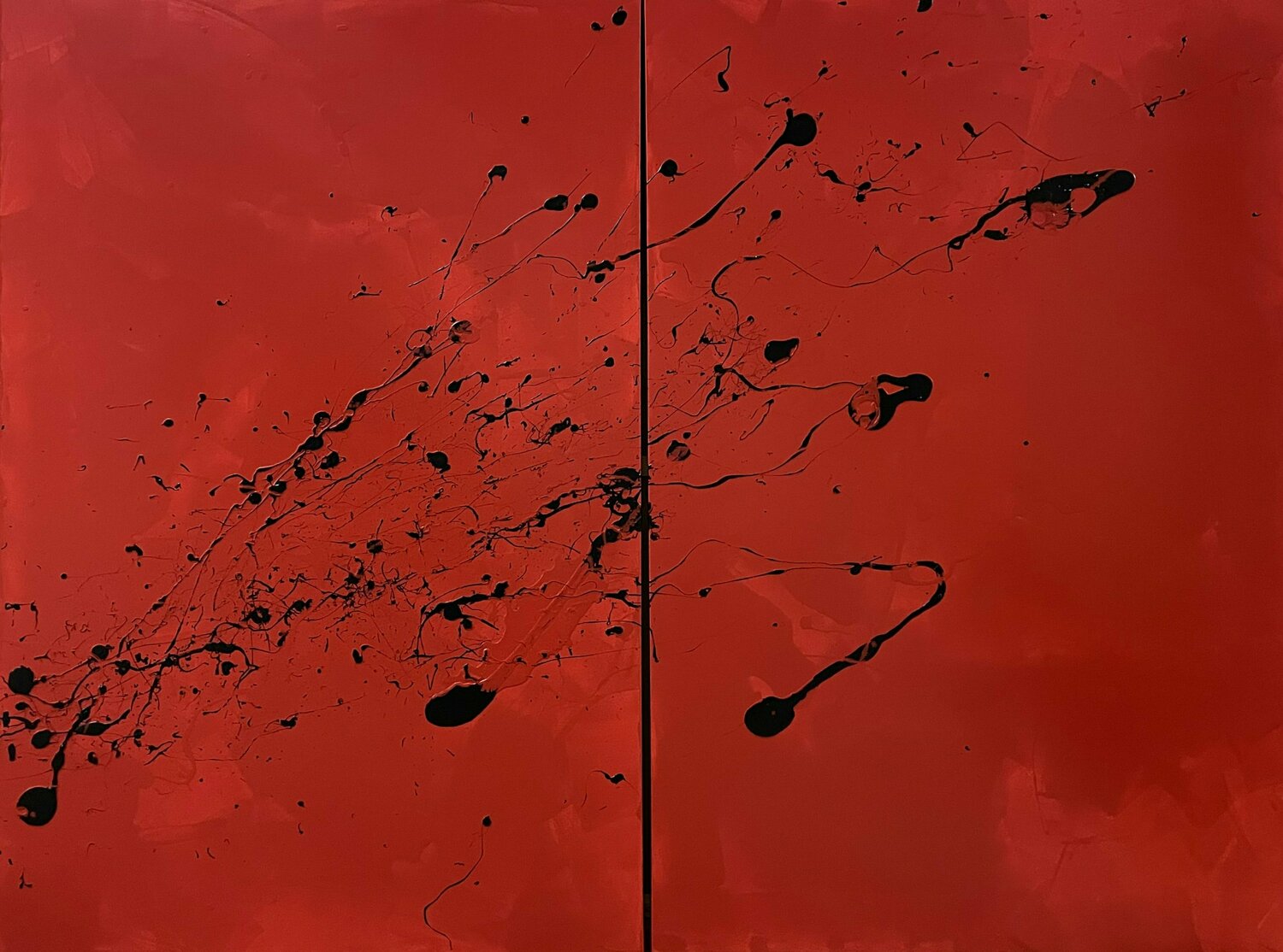 DIPTYCH OF PASSION Alessio Luzzi Original painting for sale
