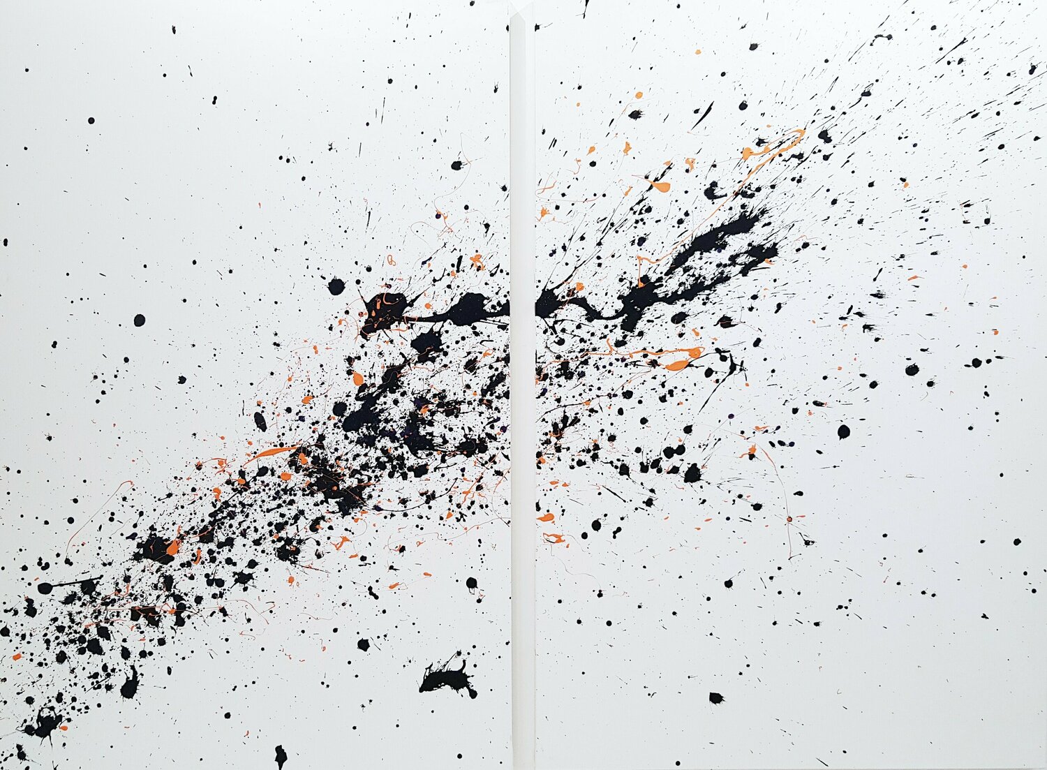 EQUILIBRIUM DITTICO Alessio Luzzi Original painting for sale