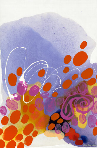 Flow Release in Motion by Claire Desjardins, Painting for Sale on Select