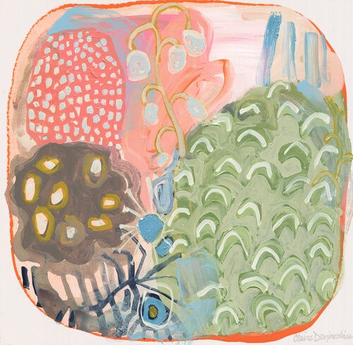 Sponge and Coral von Claire Desjardins, Malerei kaufen auf Select