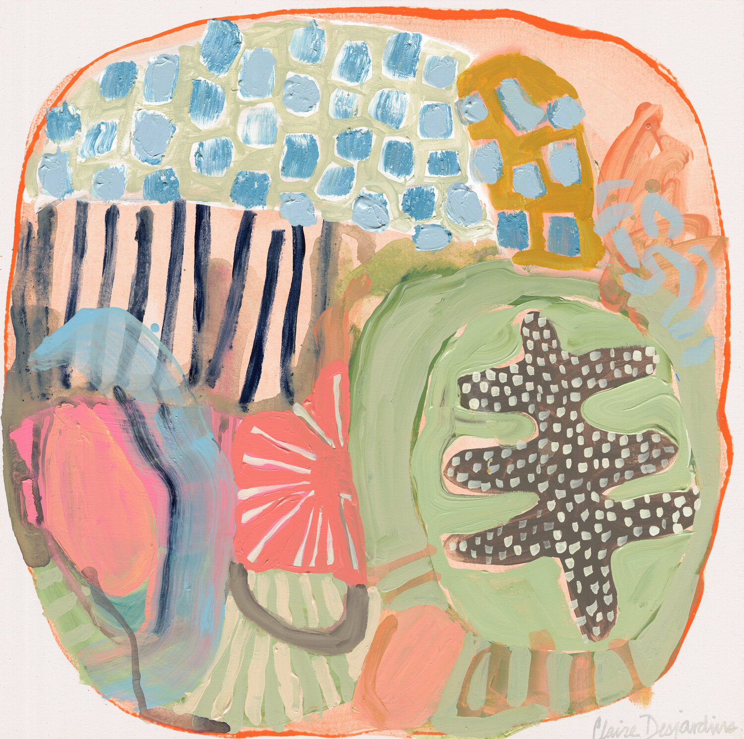 From the Sea Claire Desjardins Originalgemälde zu verkaufen