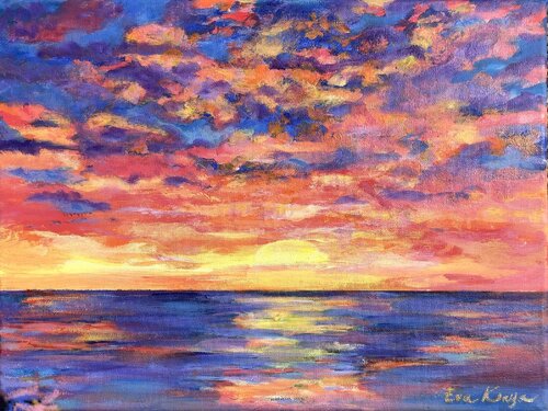 Farbenspiel by Eva Konya, Painting for Sale on Select