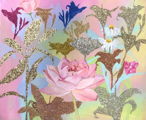 Soul Blossoming by Eva Konya, Painting for Sale on Select