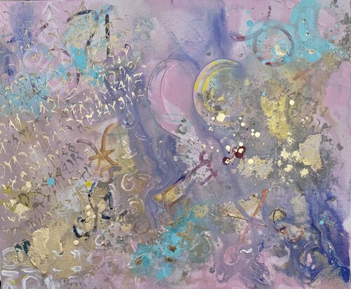 Glow with the Flow by Eva Konya, Painting for Sale on Select