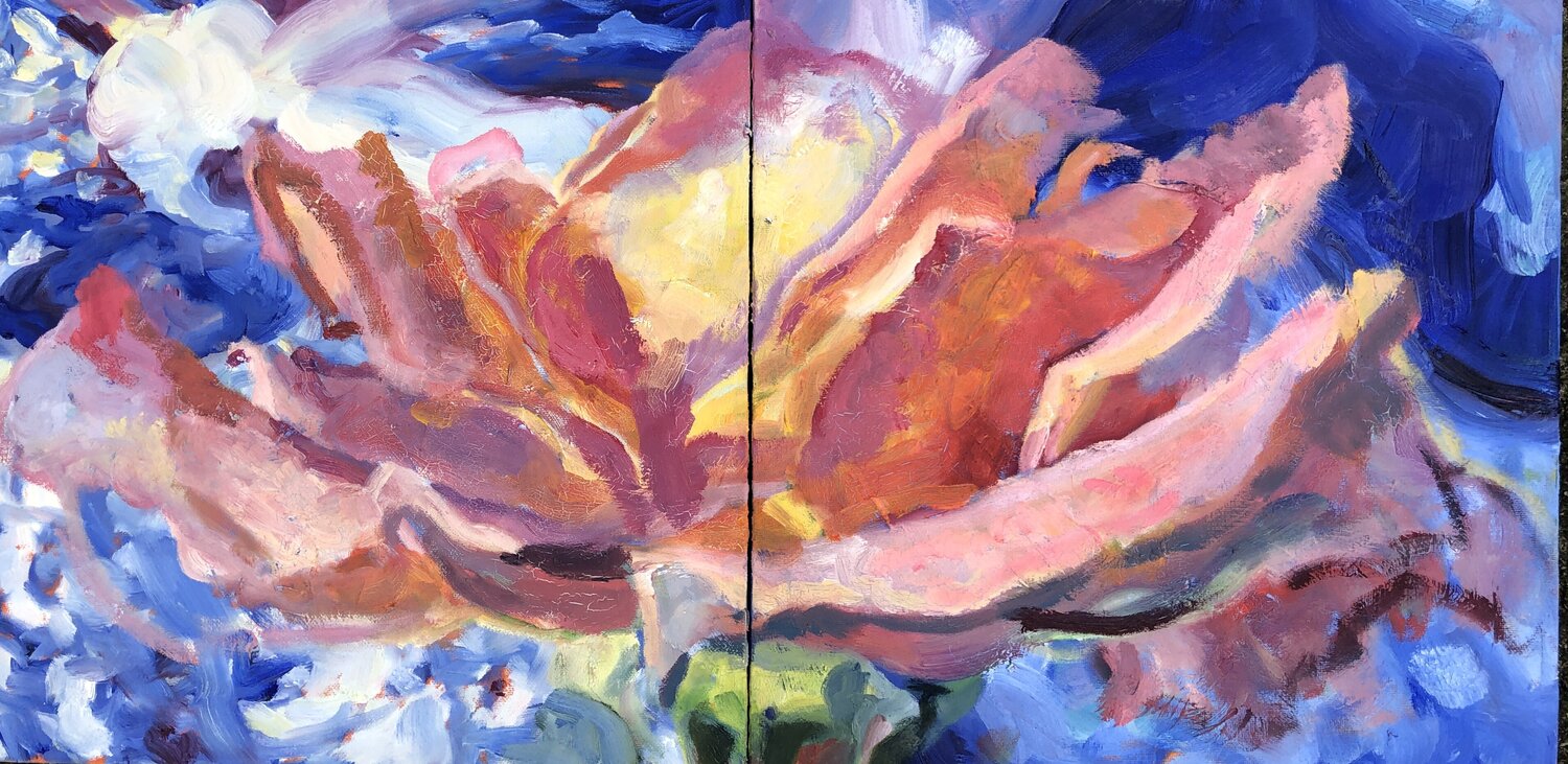 The Rose Dance of Soul Eva Konya Original painting for sale