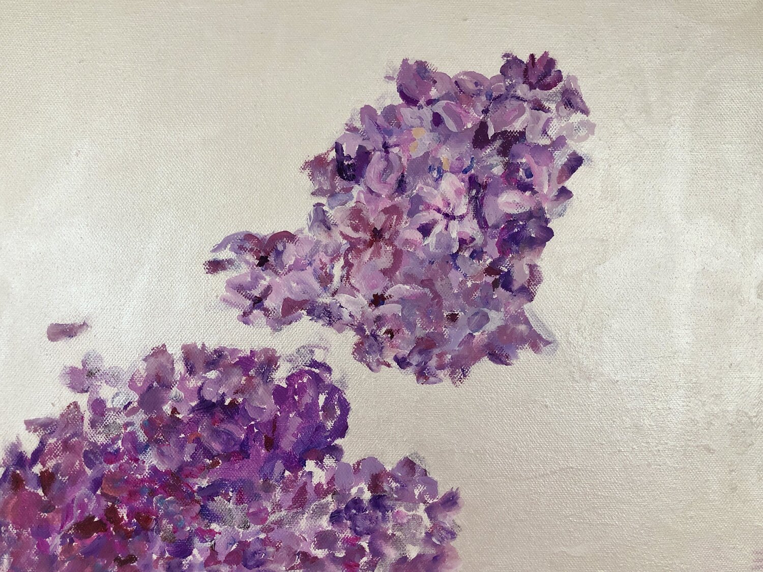 Lilac - Symbol of Love Eva Konya Original painting for sale