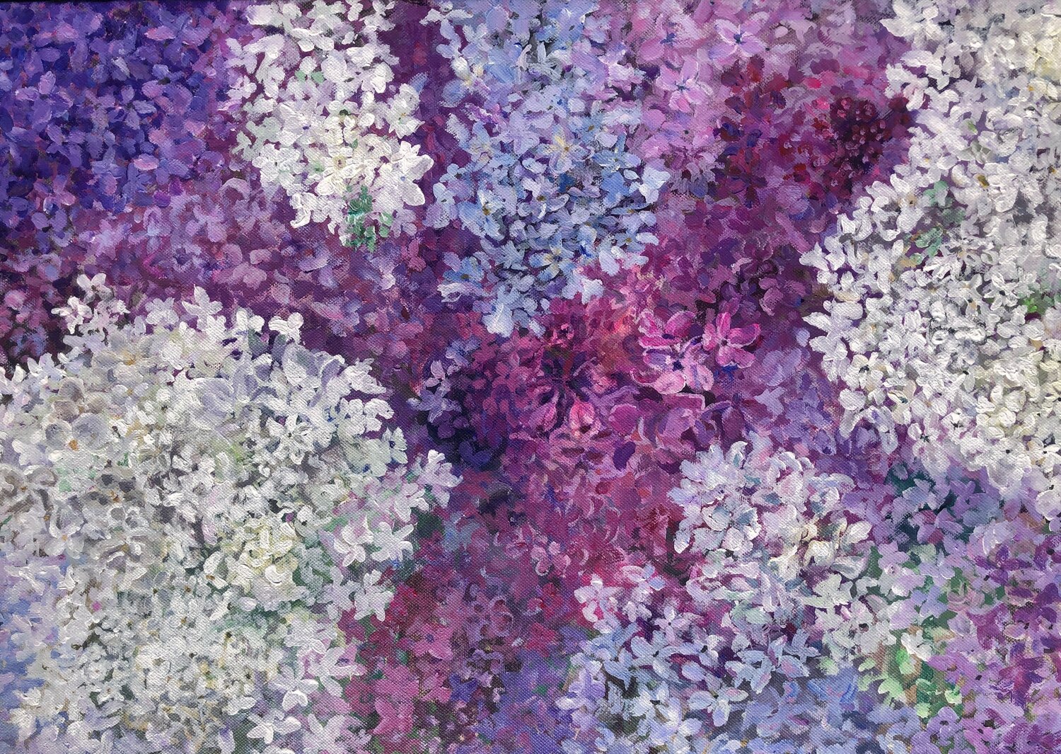 Lilac ecstase Eva Konya Original painting for sale