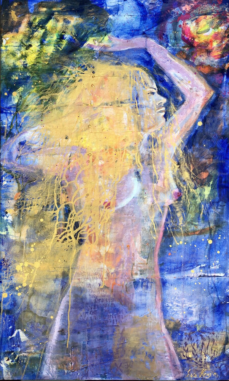 Éternité d'Amour Eva Konya Original painting for sale