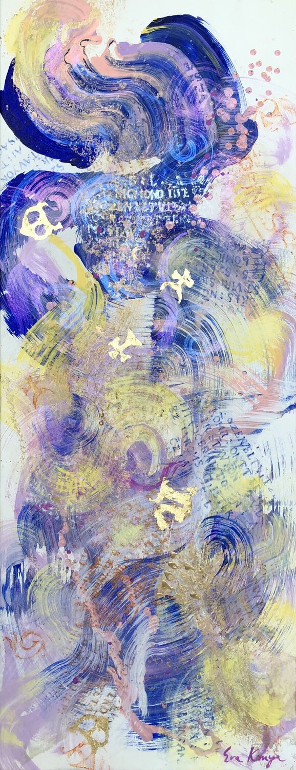 Rhythm in Flow Eva Konya Original painting for sale
