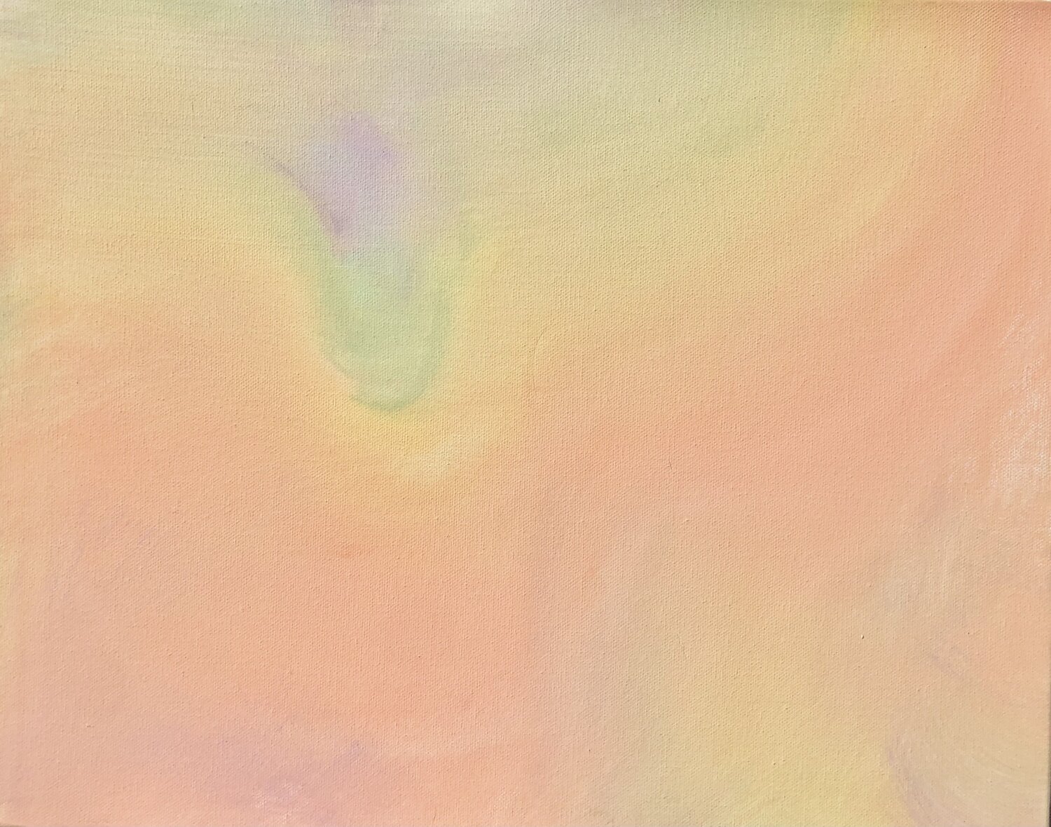 Pulsing light Eva Konya Original painting for sale