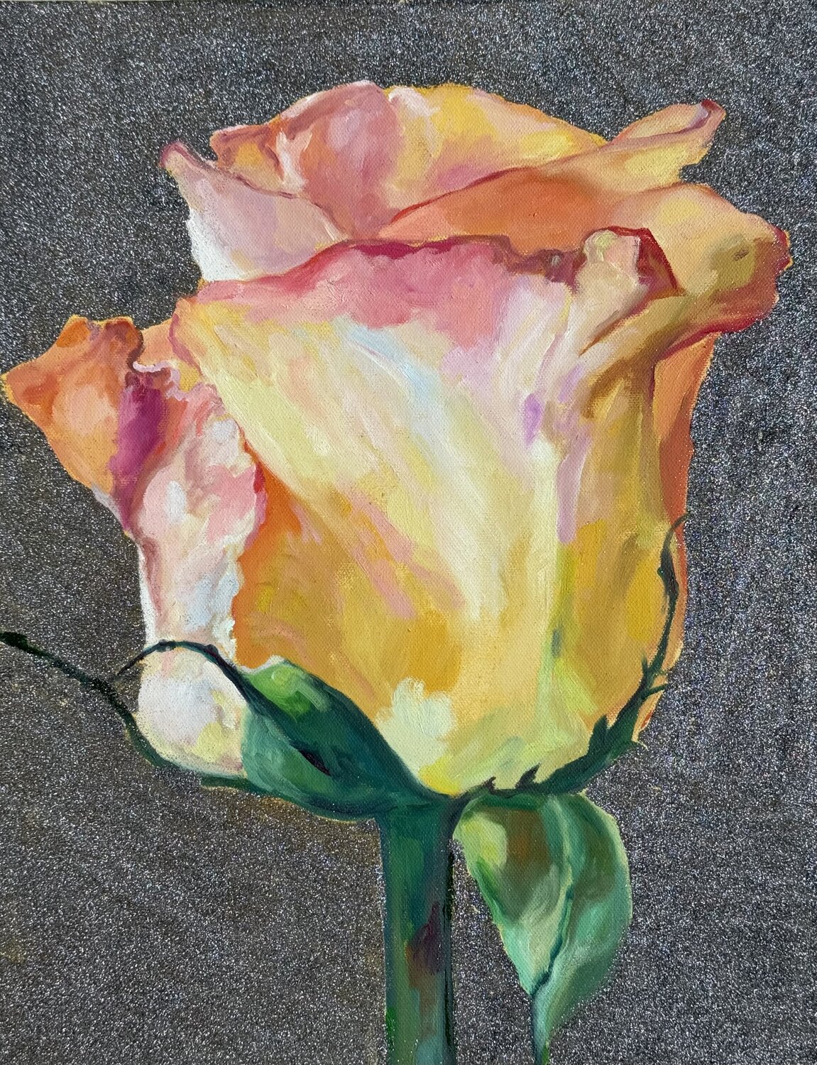 Brilliance of the shining darkness Eva Konya Original painting for sale