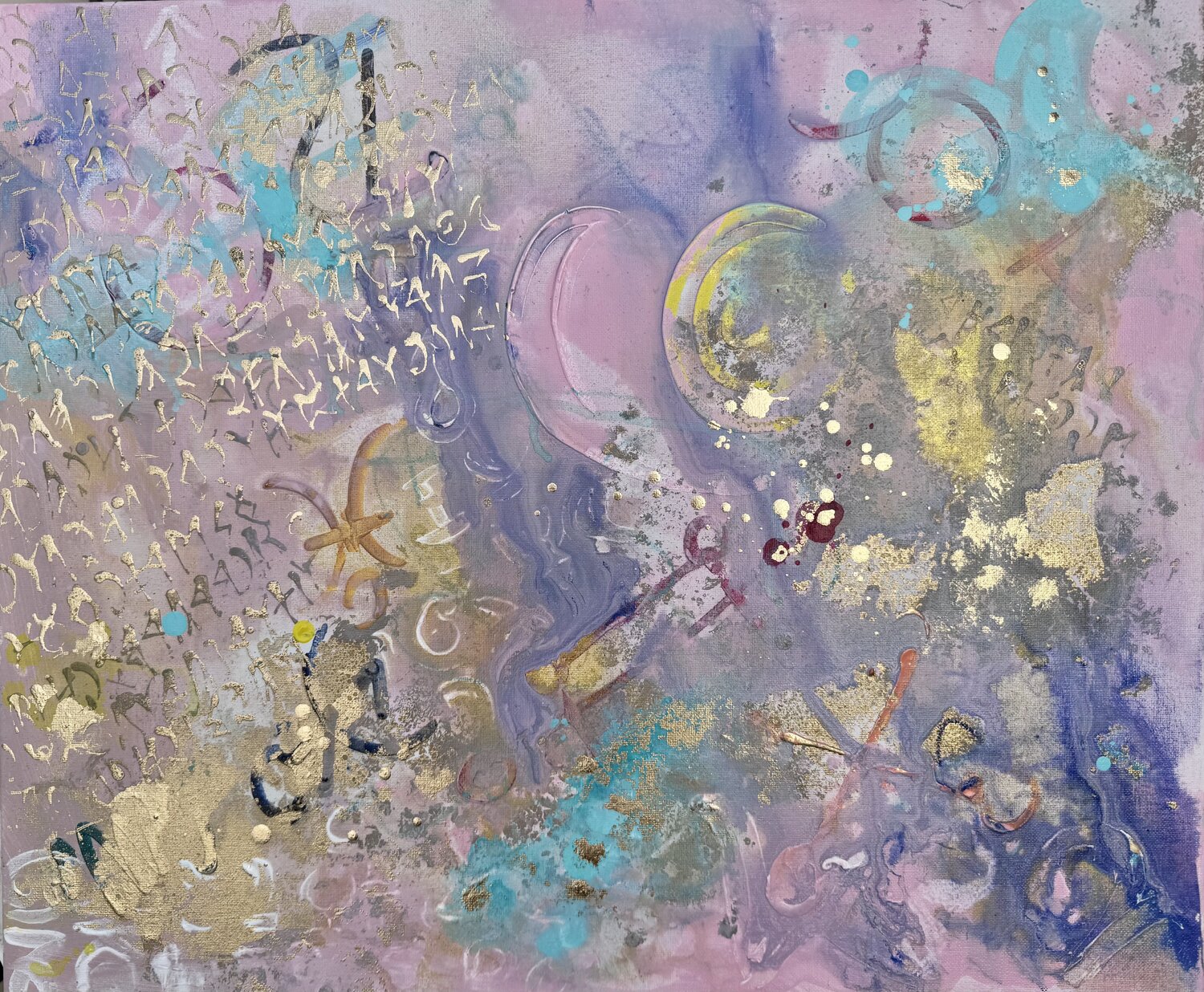 Glow with the Flow Eva Konya Original painting for sale