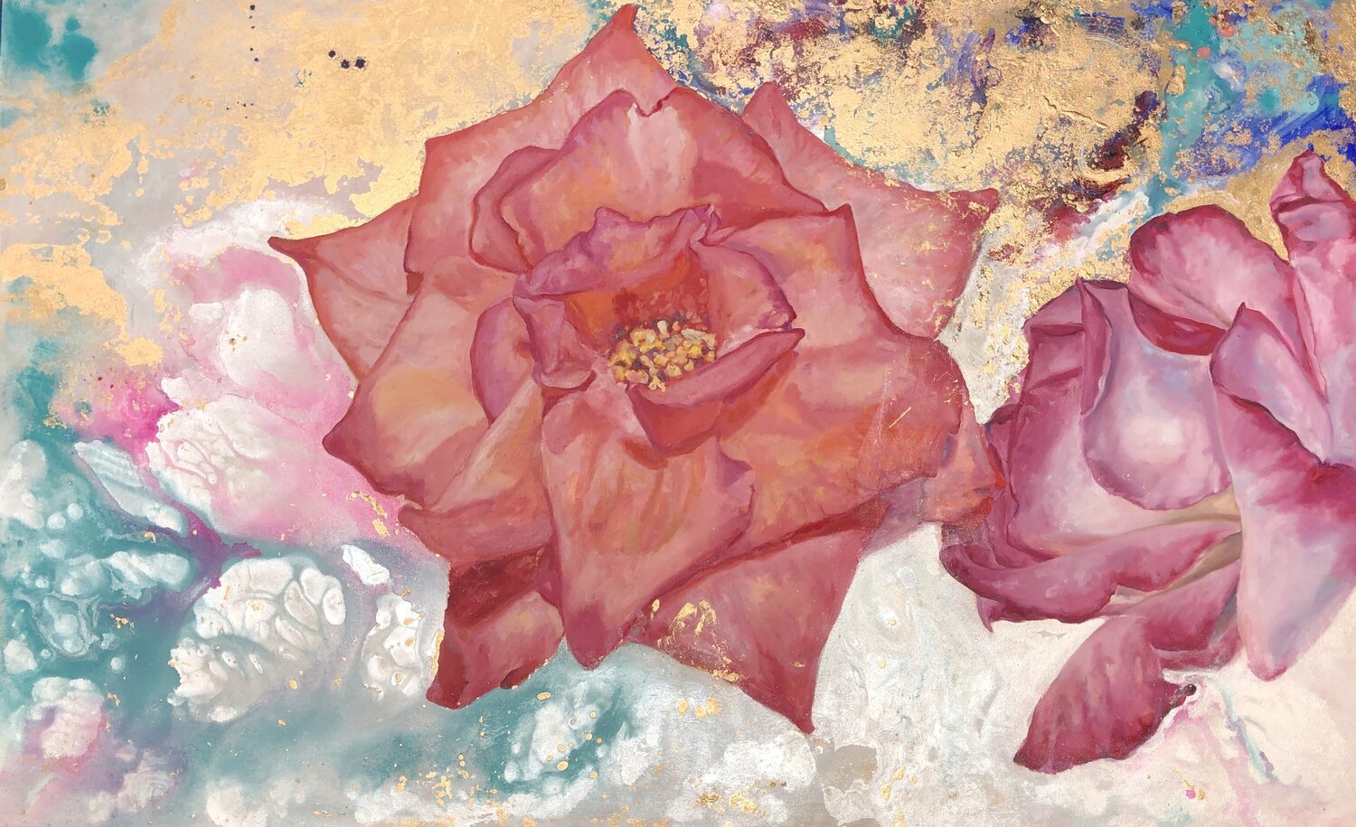Blooming Abundance Eva Konya Original painting for sale
