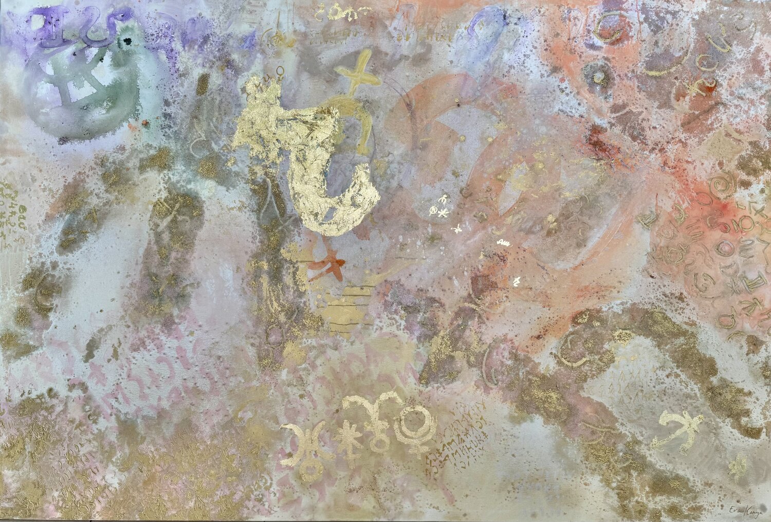 Lovely Stardust (What a Wonder!) Eva Konya Original painting for sale