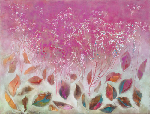 Il giardino dei pensieri colorati by Milena Nicosia, Painting for Sale on Select