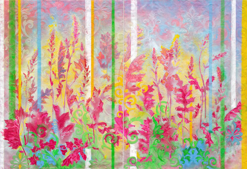 Rituale di fioritura (dittico) by Milena Nicosia, Painting for Sale on Select