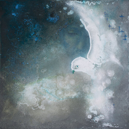 Spirito guida by Milena Nicosia, Painting for Sale on Select