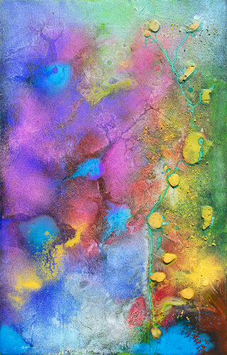 Creature fluorescenti by Milena Nicosia, Painting for Sale on Select