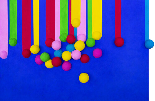 Play dough balls by Milena Nicosia, Sculpture for Sale on Select