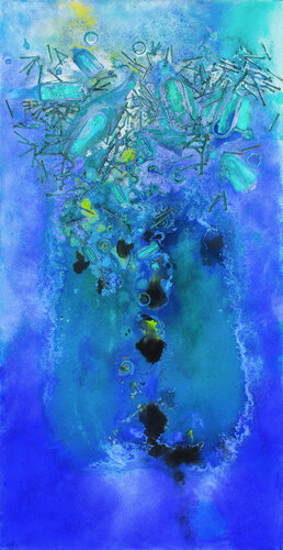 Blue dalla due anime by Milena Nicosia, Painting for Sale on Select