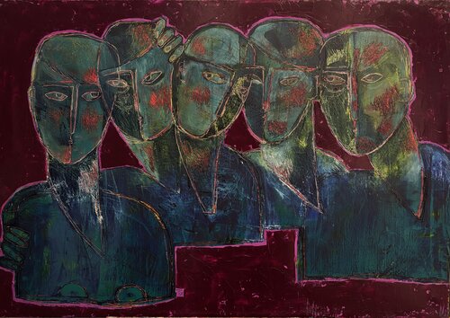 Five nights by Tatiana Harizanova, Painting for Sale on Select