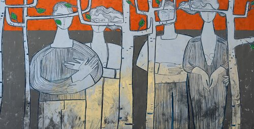 Forest stories by Tatiana Harizanova, Painting for Sale on Select