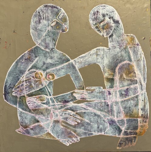 Interlacing by Tatiana Harizanova, Painting for Sale on Select