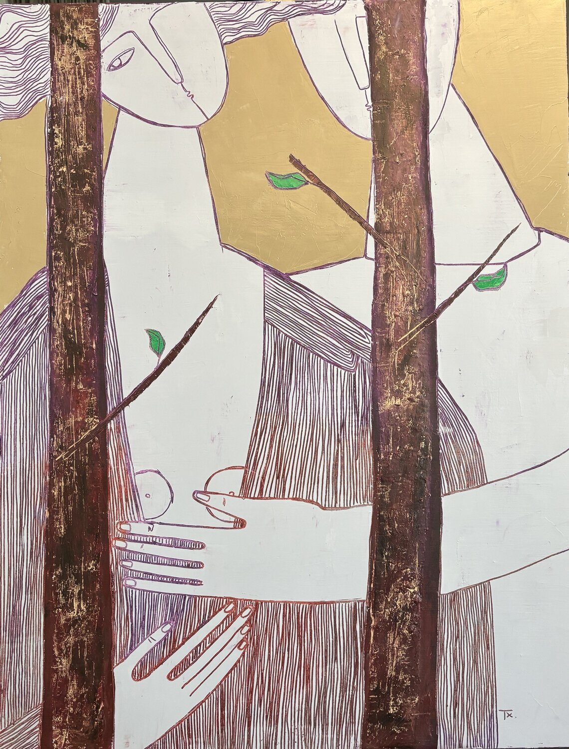 Somewhere there Tatiana Harizanova Original painting for sale