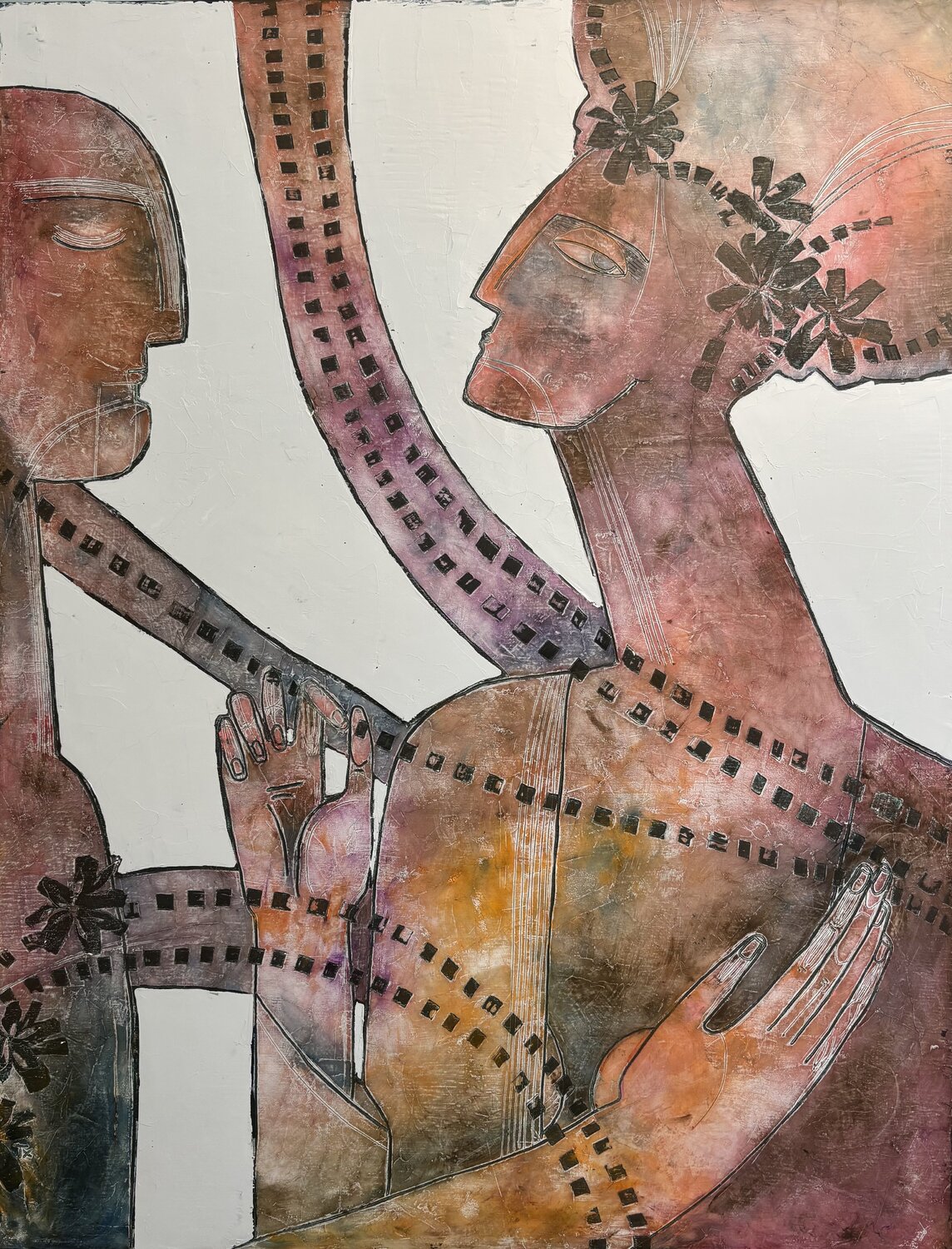 They Tatiana Harizanova Original painting for sale
