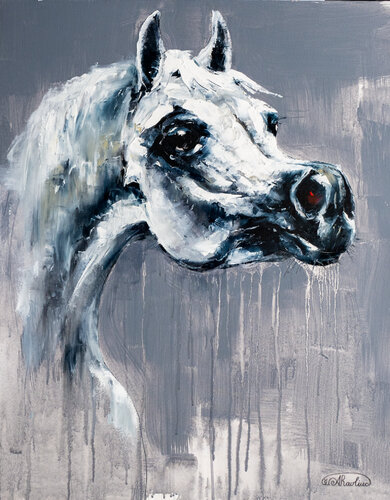 Horse Series. Arabian Princess. von Anna Ravliuc, Malerei kaufen auf Select