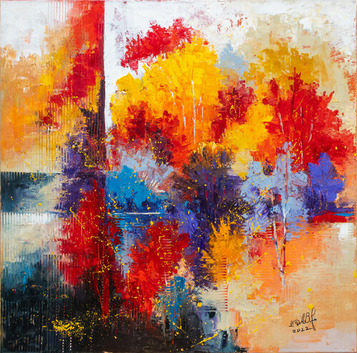 Between Summer and Autumn von Anna Ravliuc, Malerei kaufen auf Select