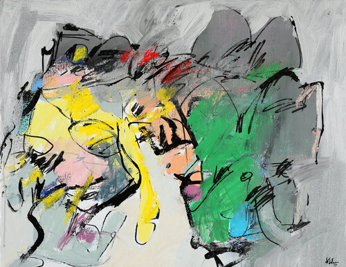 Strana Coppia by Francesco D'Adamo, Painting for Sale on Select