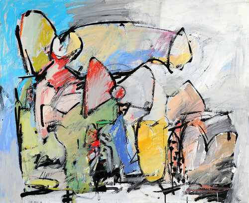 Credevi fosse cambiato by Francesco D'Adamo, Painting for Sale on Select