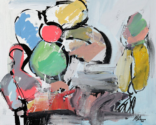 Bacchanalia by Francesco D'Adamo, Painting for Sale on Select