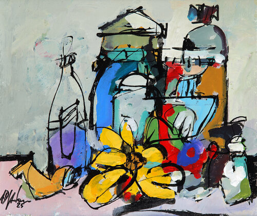 Cose by Francesco D'Adamo, Painting for Sale on Select