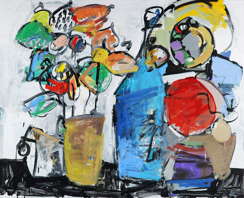 Late Home by Francesco D'Adamo, Painting for Sale on Select