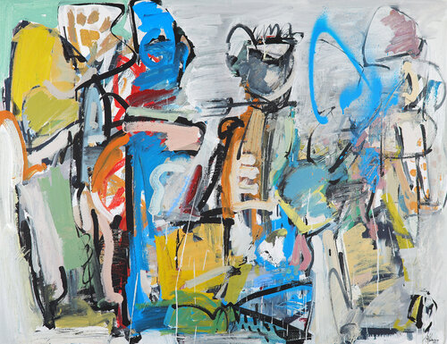 Saturnalia by Francesco D'Adamo, Painting for Sale on Select