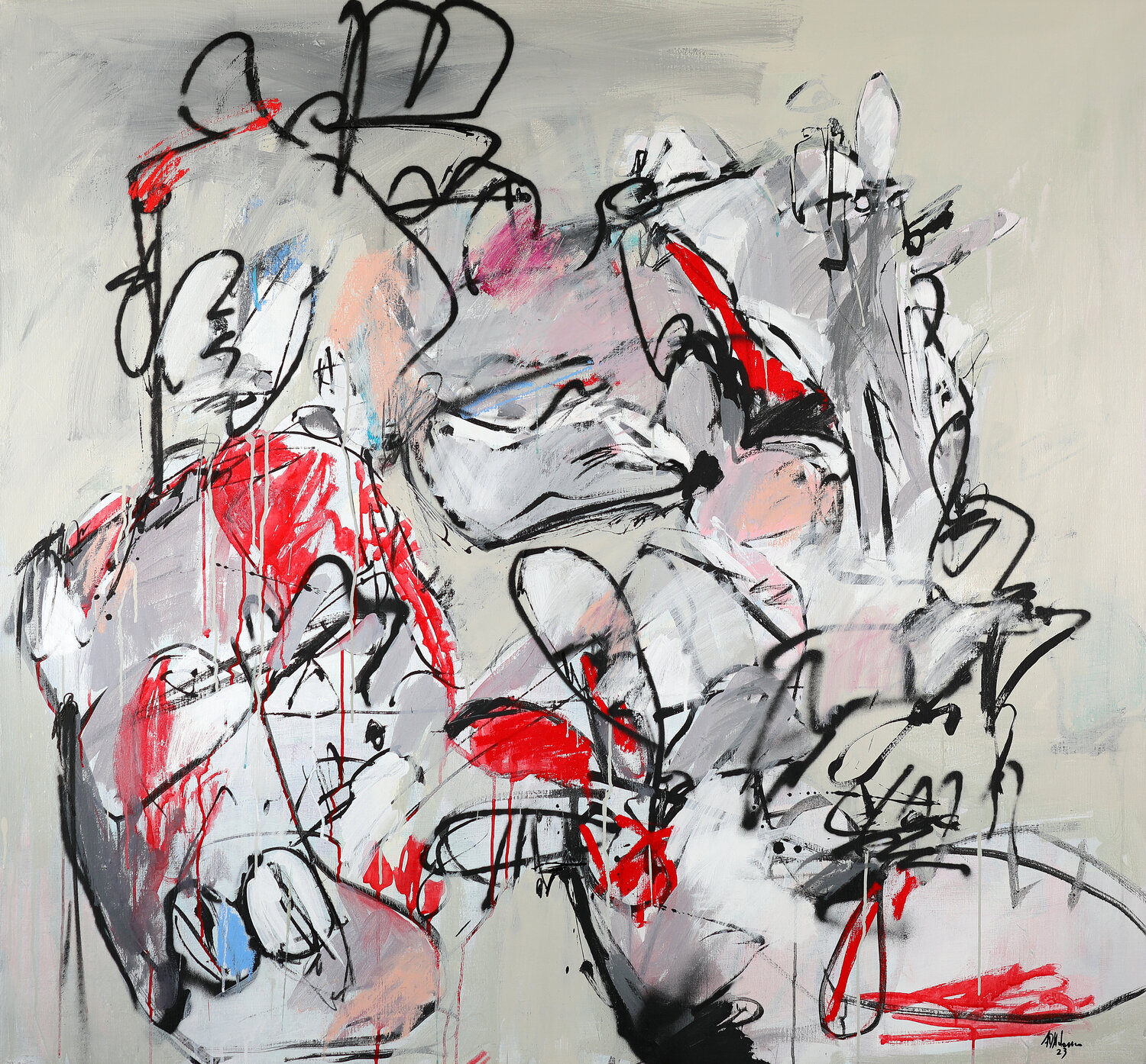 Martingala Francesco D'Adamo Original painting for sale